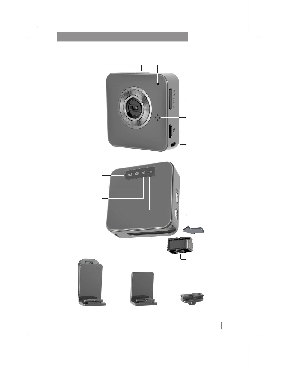 Names of parts | Apotop DW31 ApoEye User Manual | Page 2 / 9