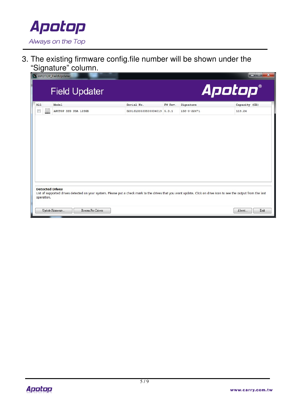 Apotop S3A User Manual | Page 5 / 9