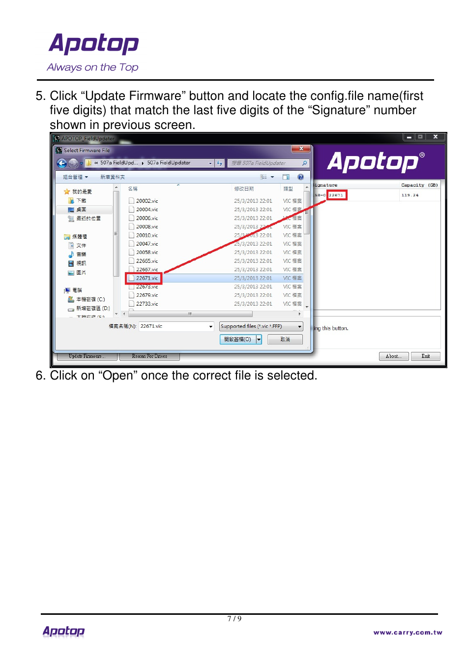 Apotop S3A User Manual | Page 7 / 9