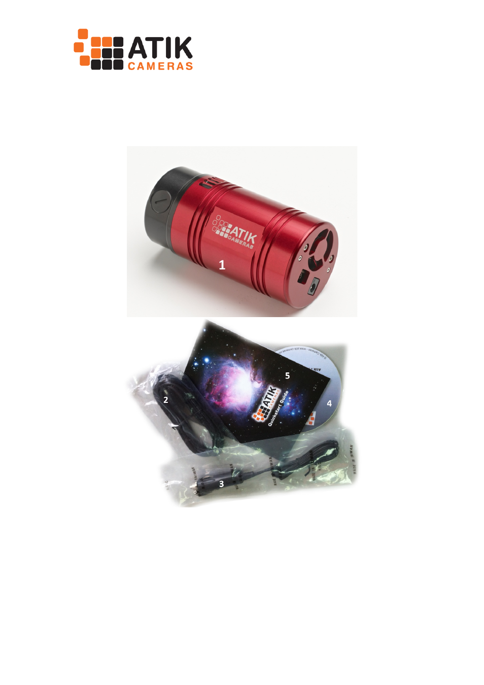 2 pack contents, 2pack contents | ATIK Cameras 460EX User Manual User Manual | Page 4 / 9