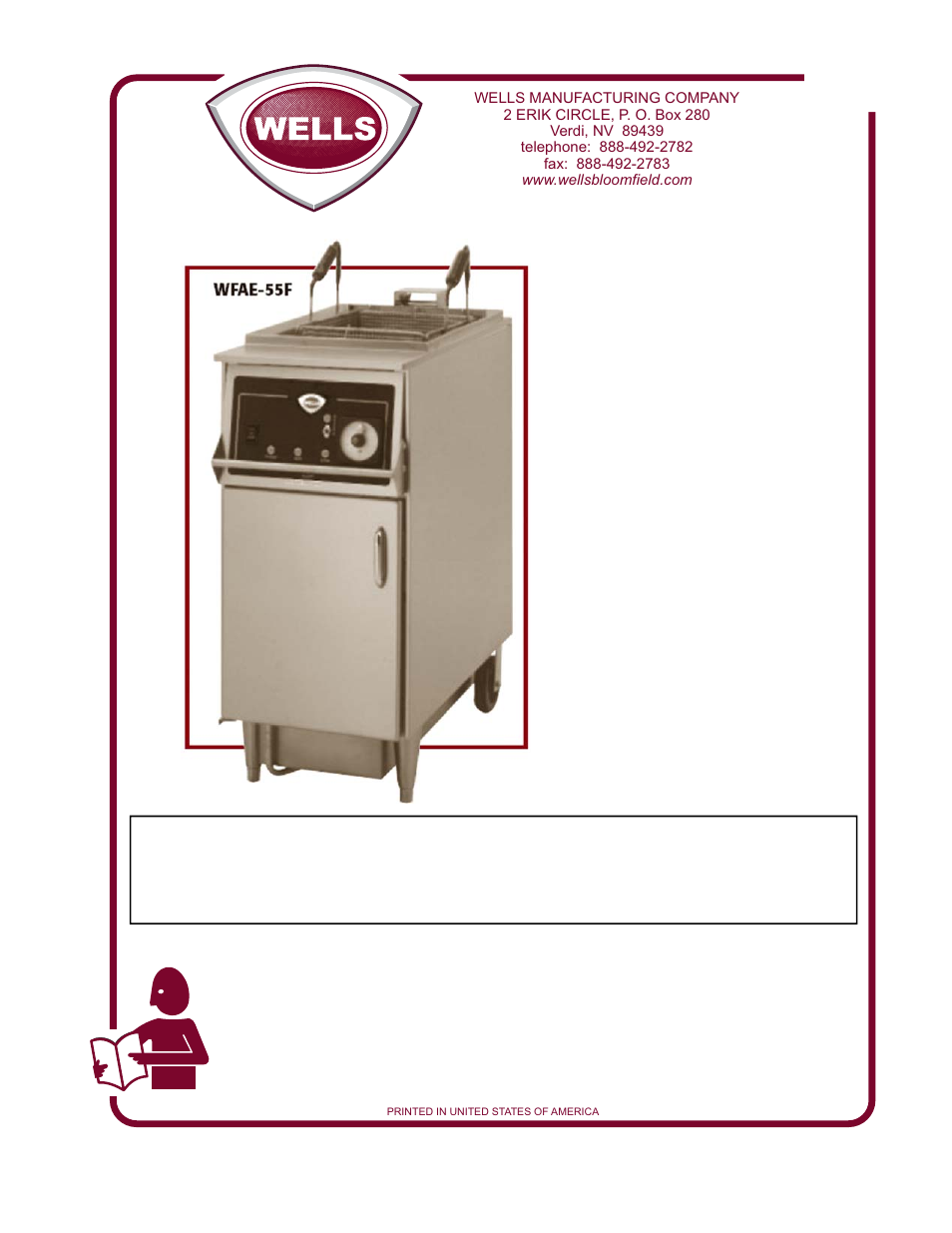 Bloomfield WFAE-55F User Manual | 36 pages