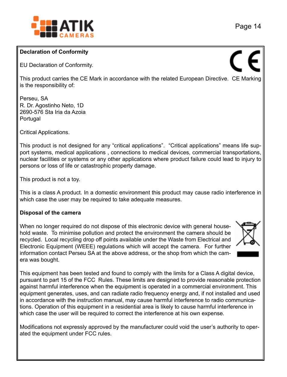 Page 14 | ATIK Cameras 428EX Quick Start User Manual | Page 16 / 20