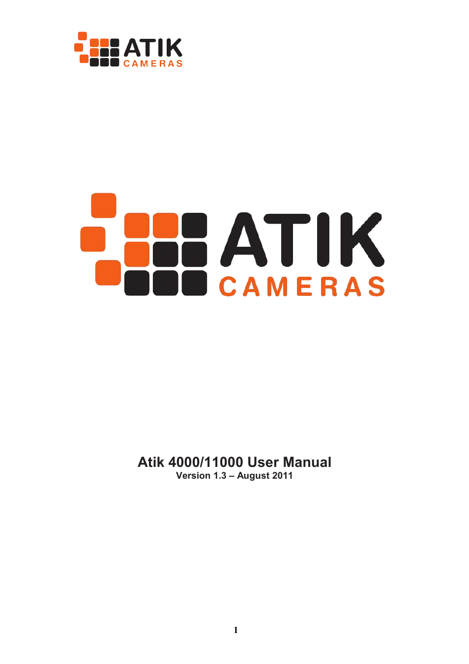 ATIK Cameras 11000 User Manual User Manual | 10 pages