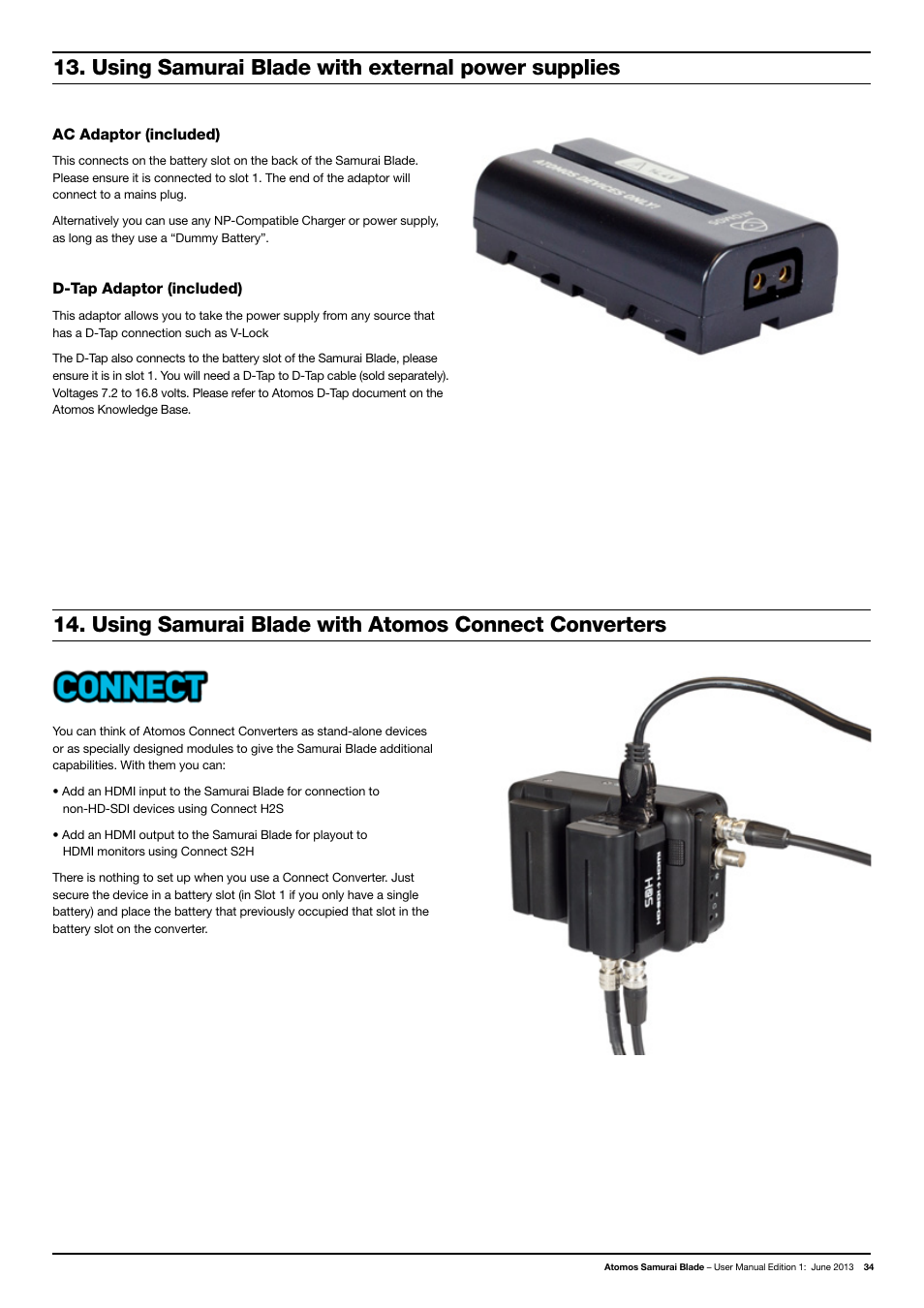 Atomos Samurai Blade User Manual | Page 36 / 38