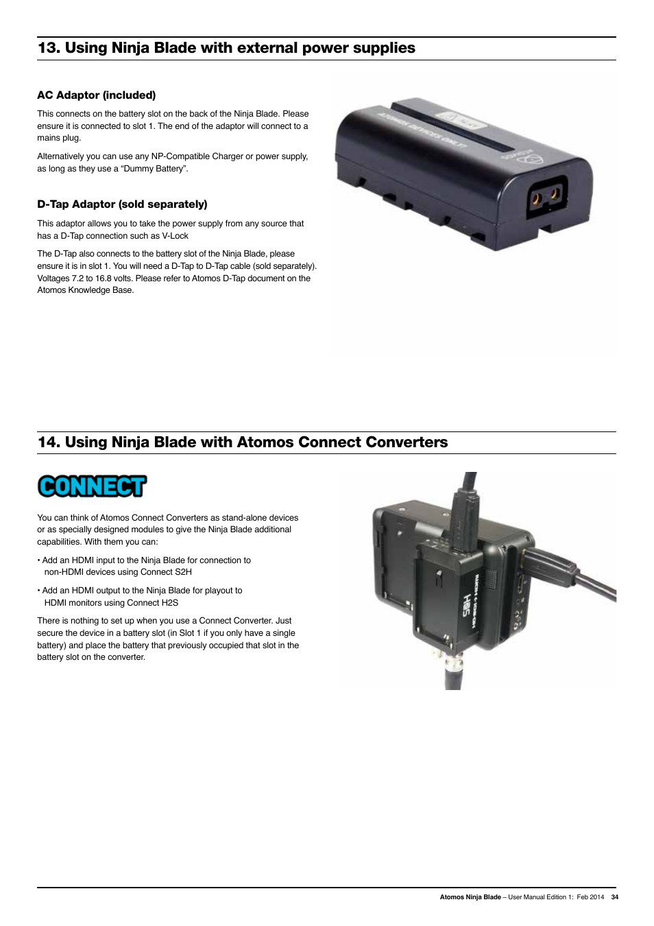 Atomos Ninja Blade User Manual | Page 36 / 38