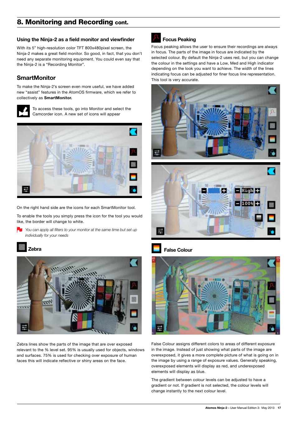 Monitoring and recording, Smartmonitor | Atomos Ninja 2 User Manual | Page 19 / 34