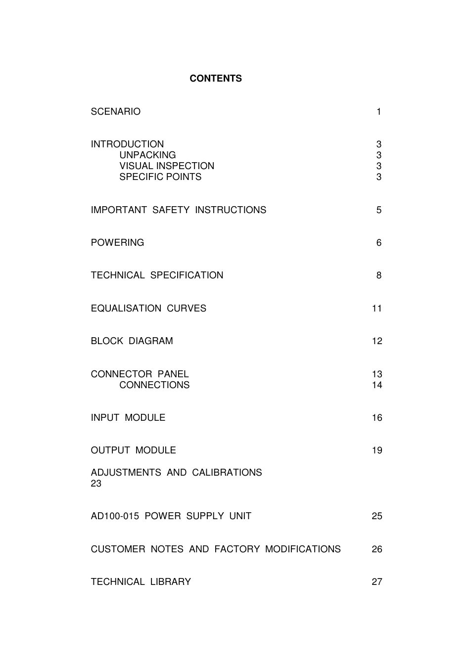 Audio Developments AD256 User Manual | 29 pages