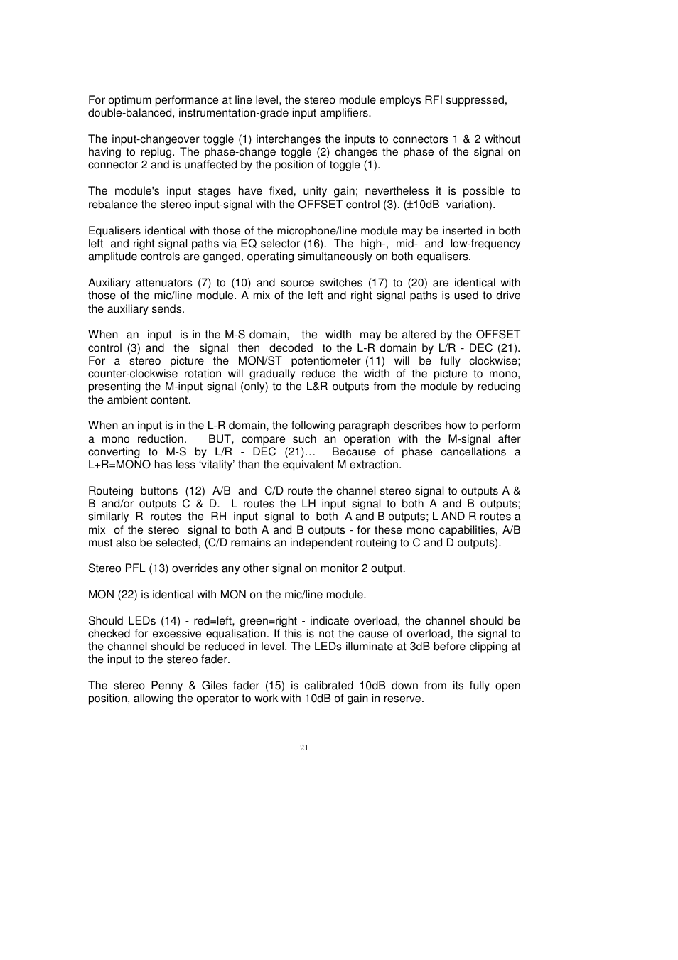 Audio Developments AD144 User Manual | Page 22 / 46