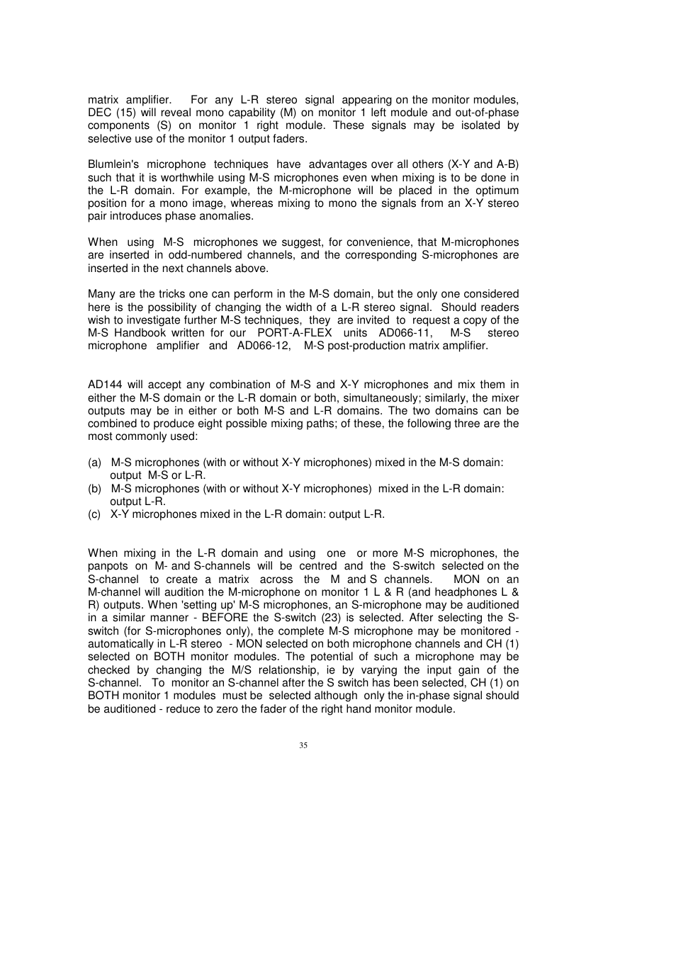 Audio Developments AD144 User Manual | Page 36 / 46