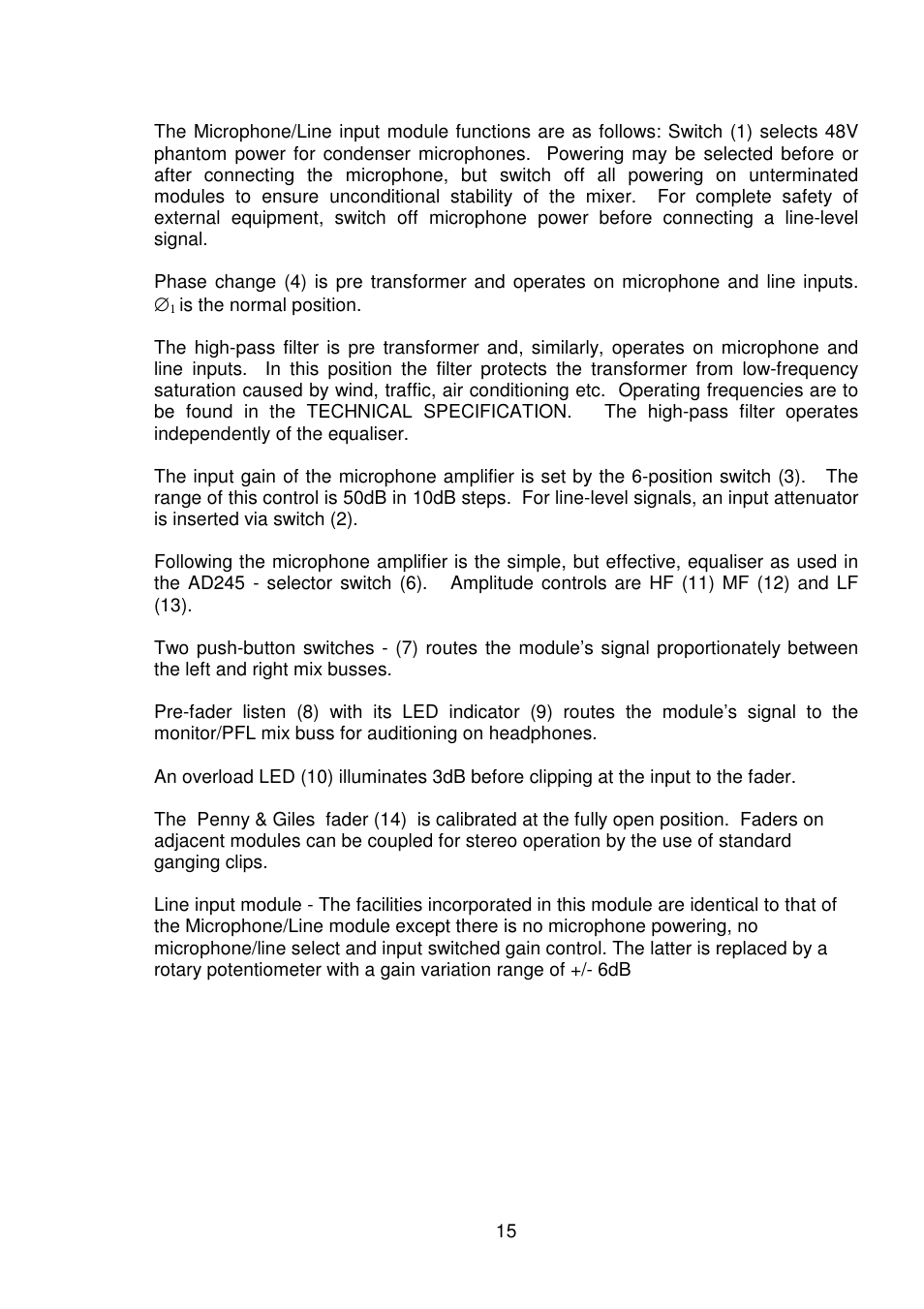 Audio Developments AD114 User Manual | Page 16 / 31