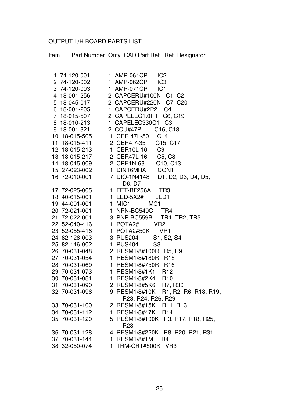 Audio Developments AD114 User Manual | Page 26 / 31