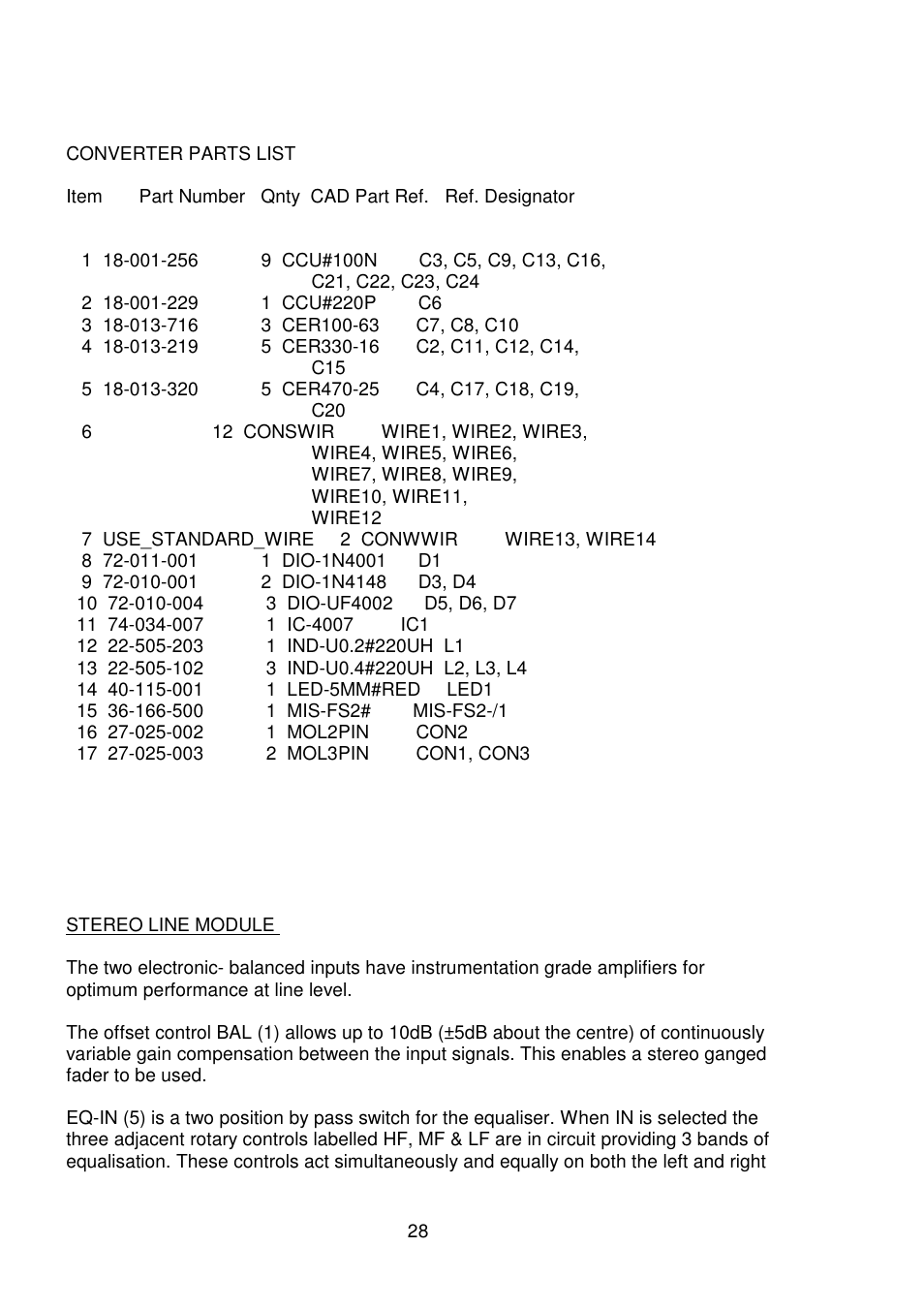 Audio Developments AD114 User Manual | Page 29 / 31