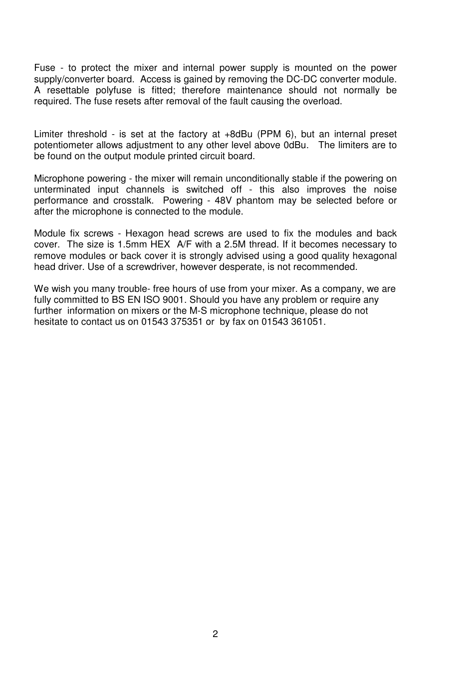 Audio Developments AD114 User Manual | Page 3 / 31