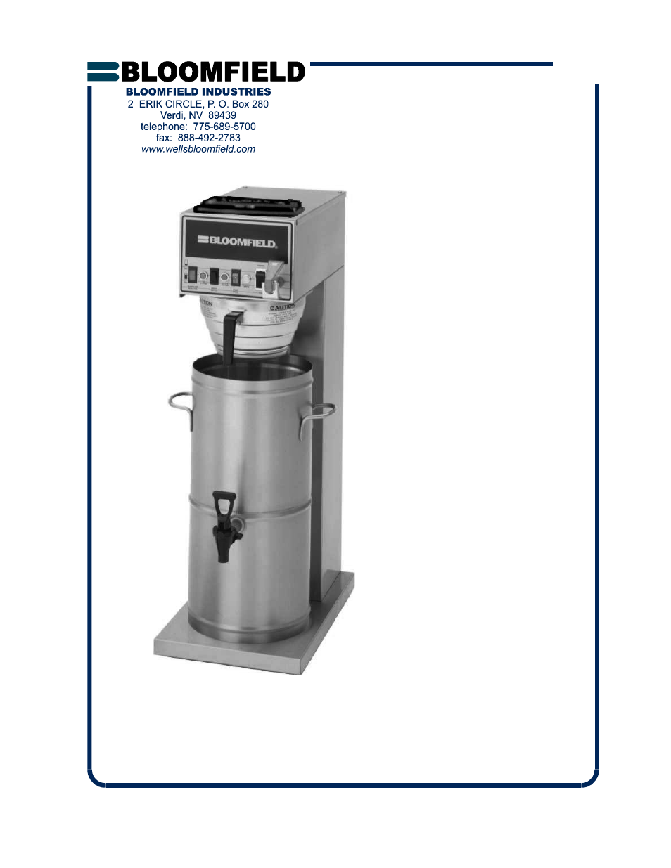 Bloomfield 8781A User Manual | 26 pages