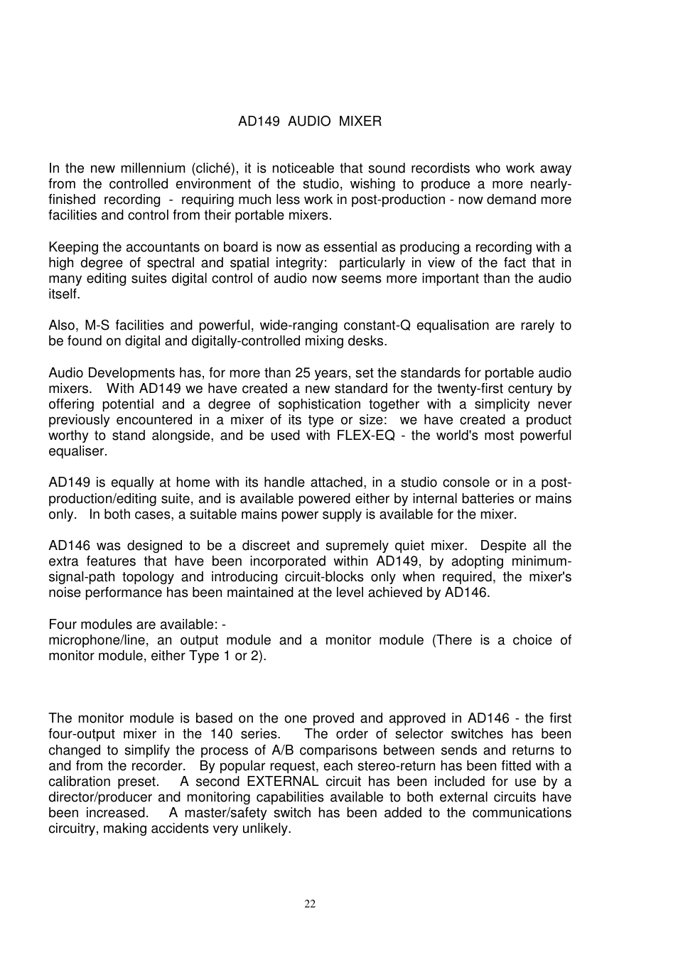 Audio Developments AD149 User Manual | Page 23 / 80