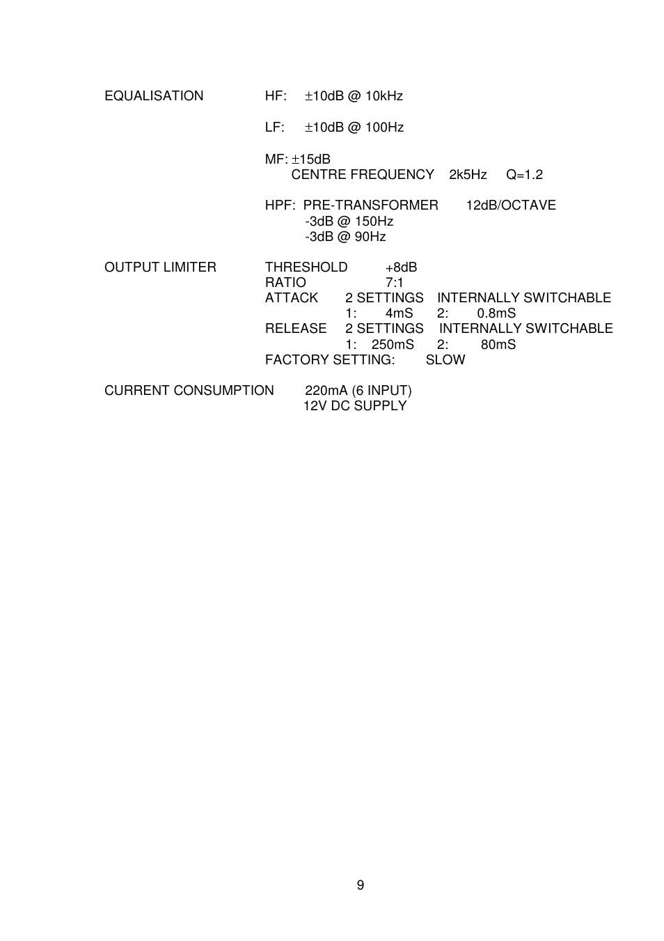 Audio Developments AD255 User Manual | Page 10 / 27