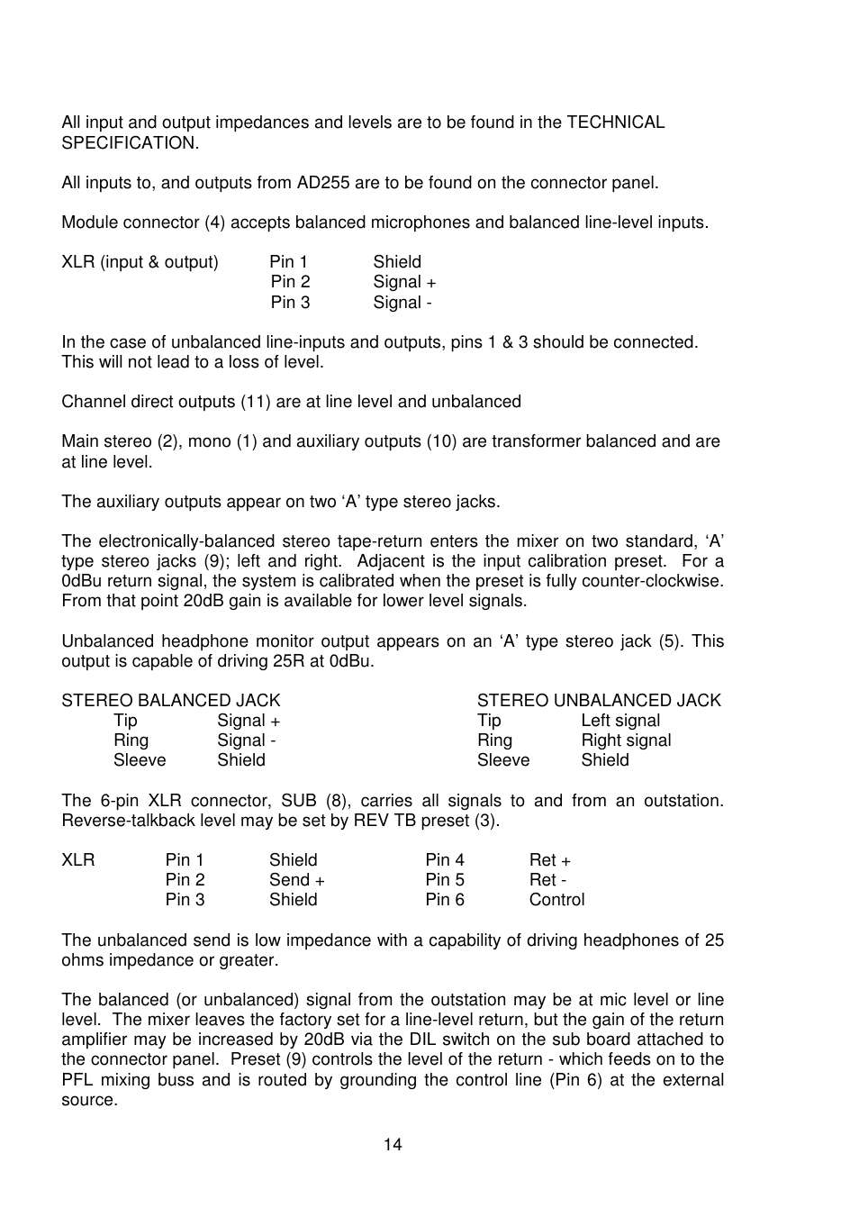 Audio Developments AD255 User Manual | Page 15 / 27