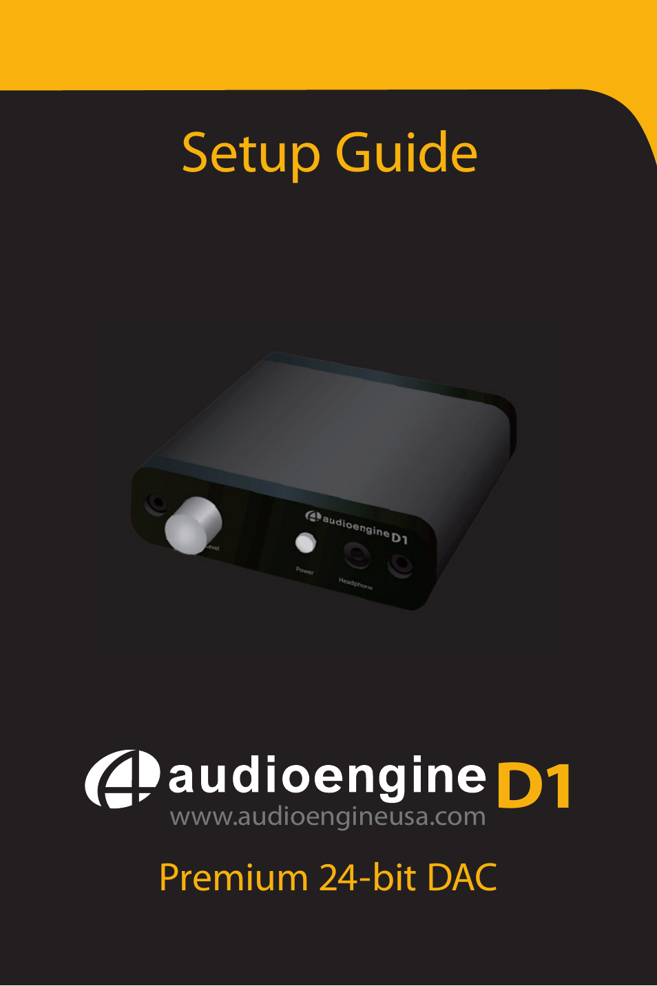 AudioEngine D1 24-BIT DAC User Manual | 8 pages