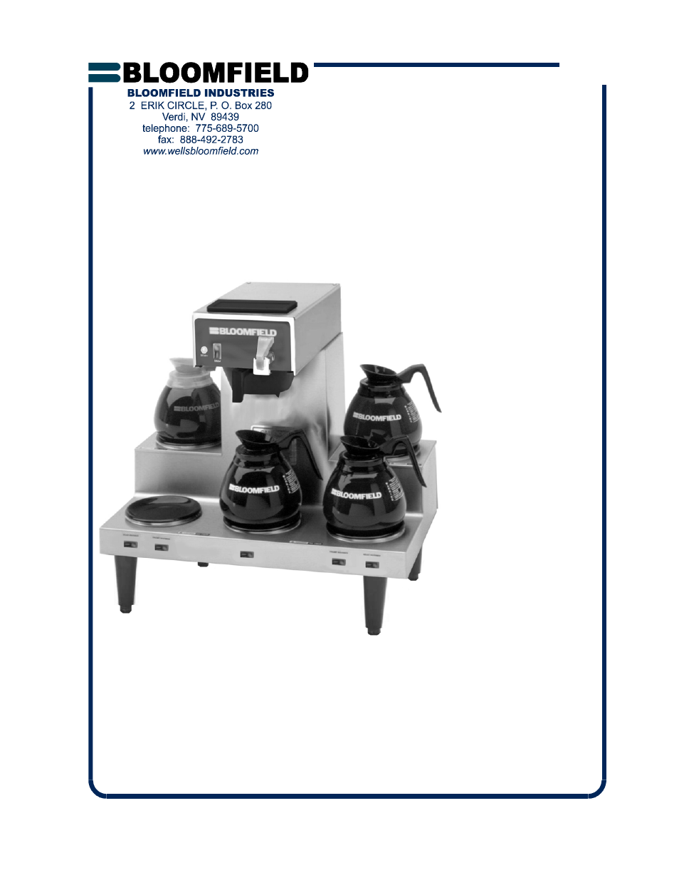 Bloomfield 8752 User Manual | 26 pages