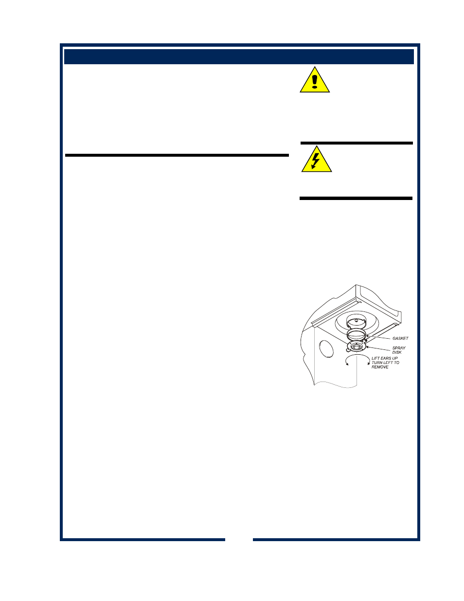 Caution | Bloomfield 8752 User Manual | Page 11 / 26