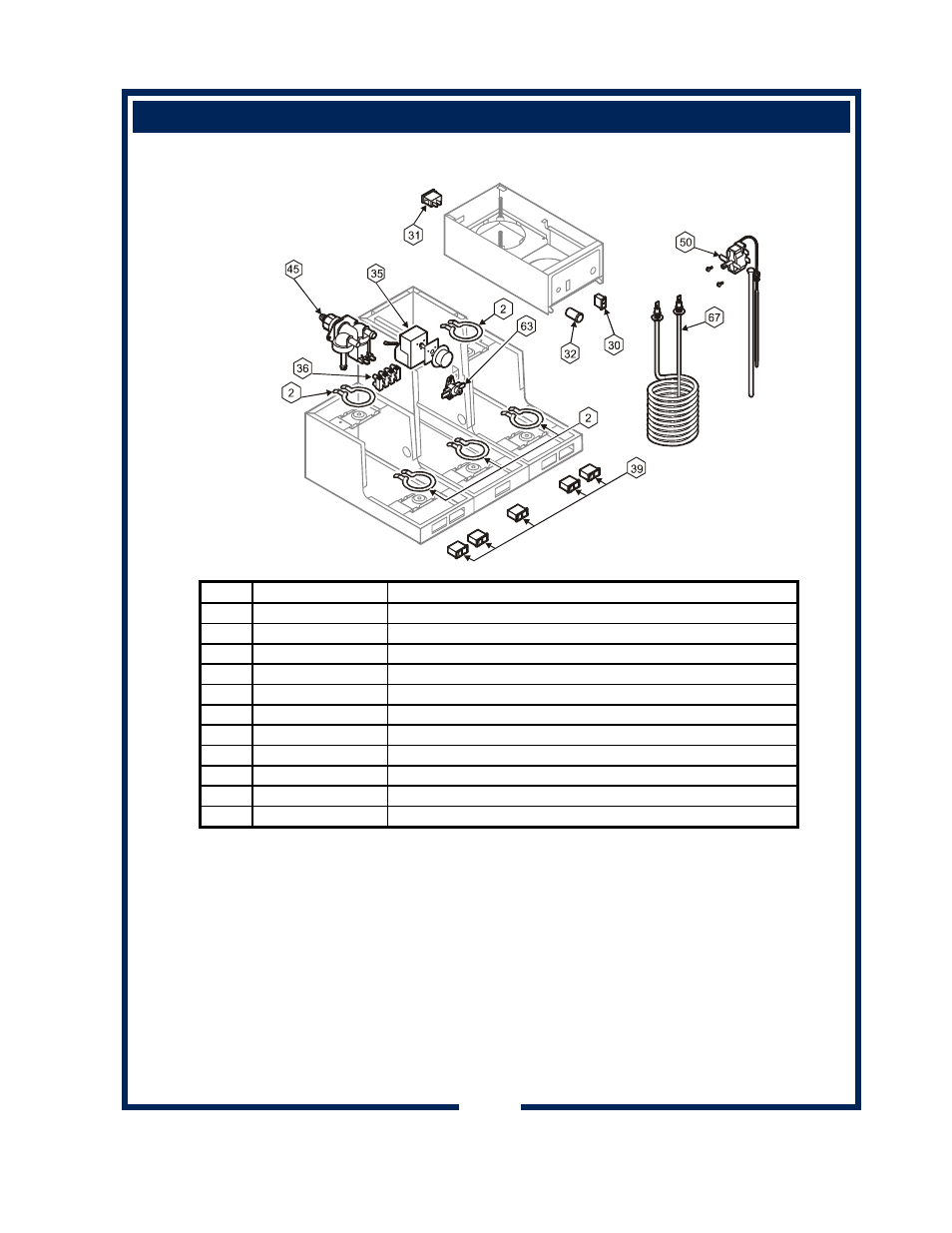 Exploded view & parts list (continued) | Bloomfield 8752 User Manual | Page 21 / 26