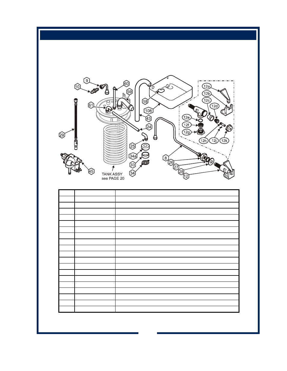 Exploded view & parts list (continued) | Bloomfield 8752 User Manual | Page 23 / 26