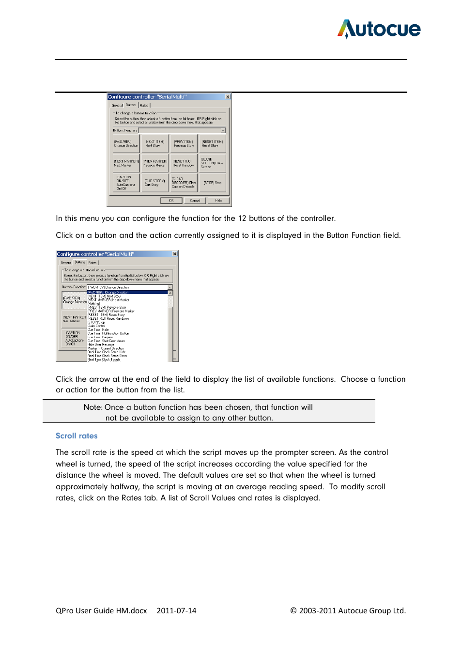 Autocue QPro User Guide User Manual | Page 40 / 51