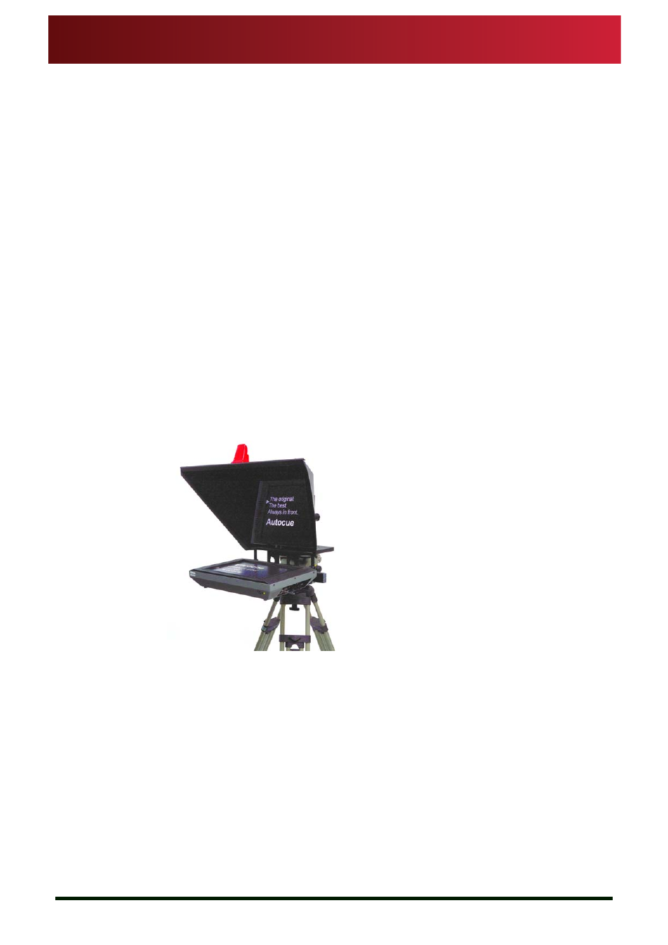 Section 1: introduction, Msp17, Introduction | Msp17 assembly and installation guide | Autocue MSP17 Master Series Prompter User Manual | Page 5 / 34
