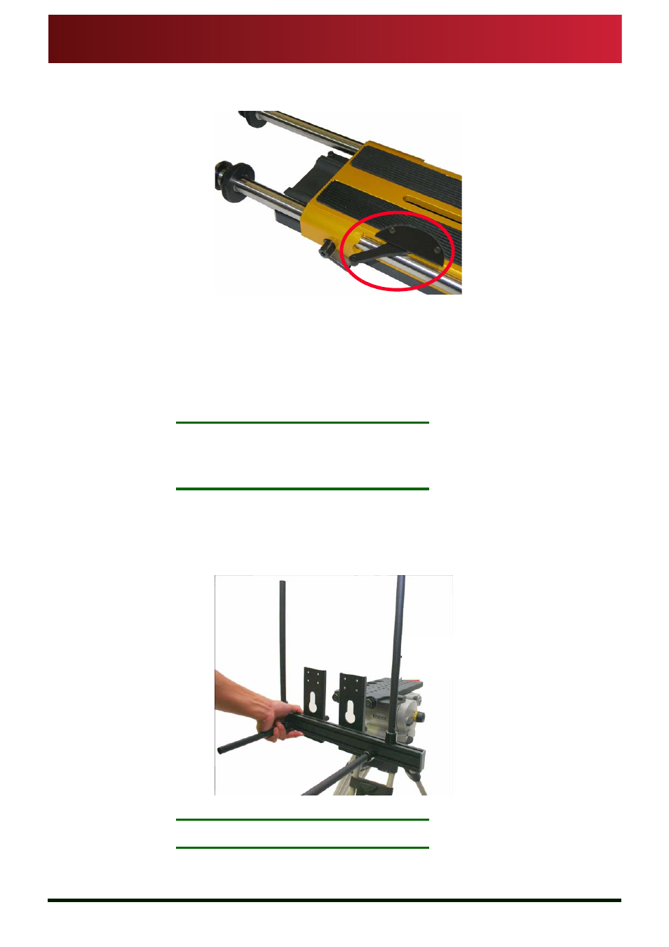 Attach mounting bracket to your chosen plate | Autocue MSP20 Master Series Prompter User Manual | Page 18 / 34