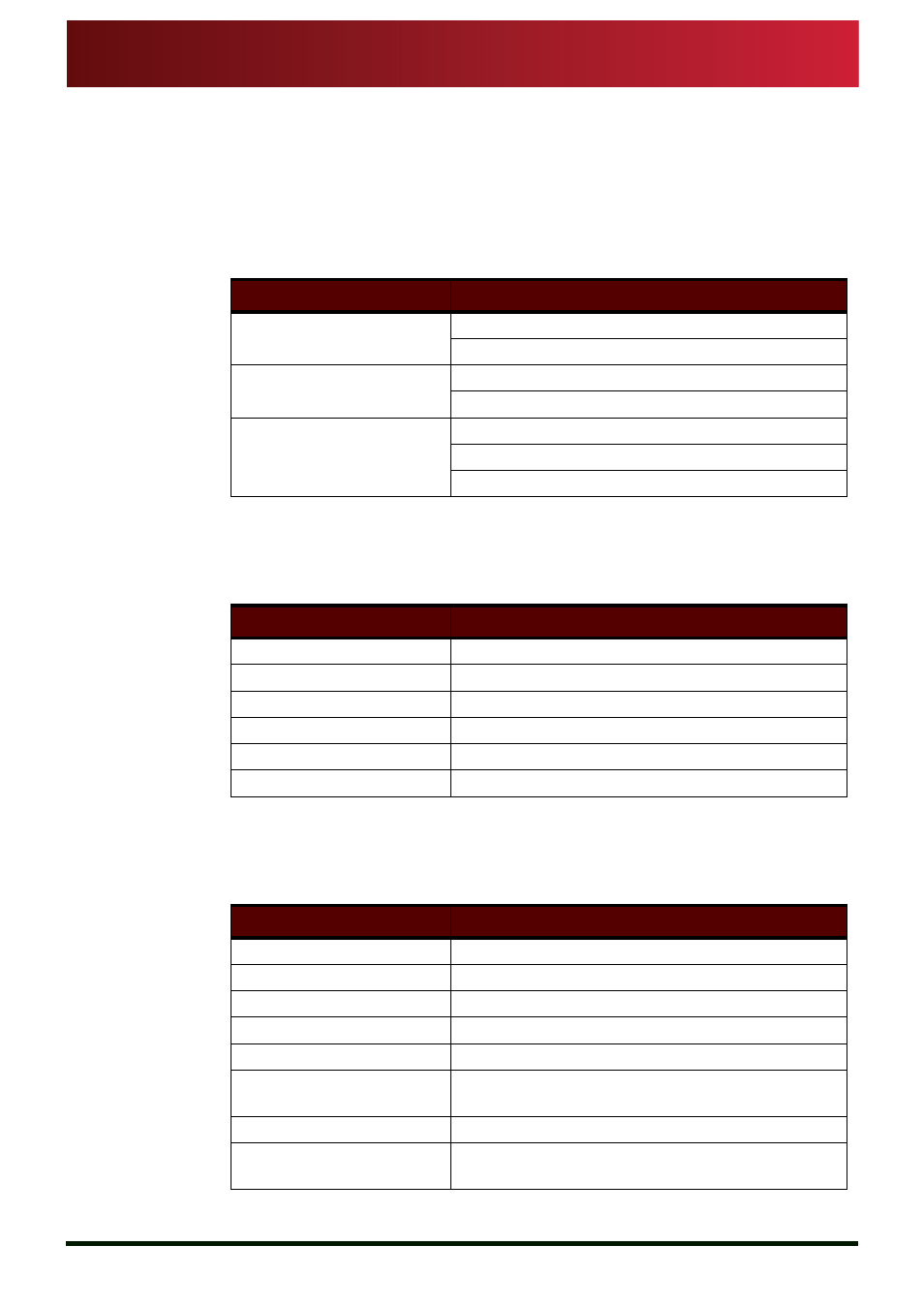 Menu options, Input select, Vga adjustments | Color adjustment | Autocue MSP20 Master Series Prompter User Manual | Page 27 / 34