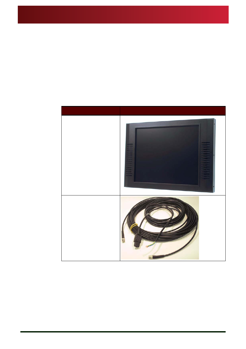Section 2: msp20 components, Supplied equipment, Msp20 components | Msp20 assembly and installation guide | Autocue MSP20 Master Series Prompter User Manual | Page 7 / 34