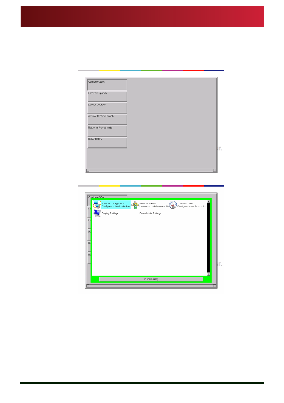 B.3: configure qbox for wire | Autocue QBox User Guide User Manual | Page 63 / 74