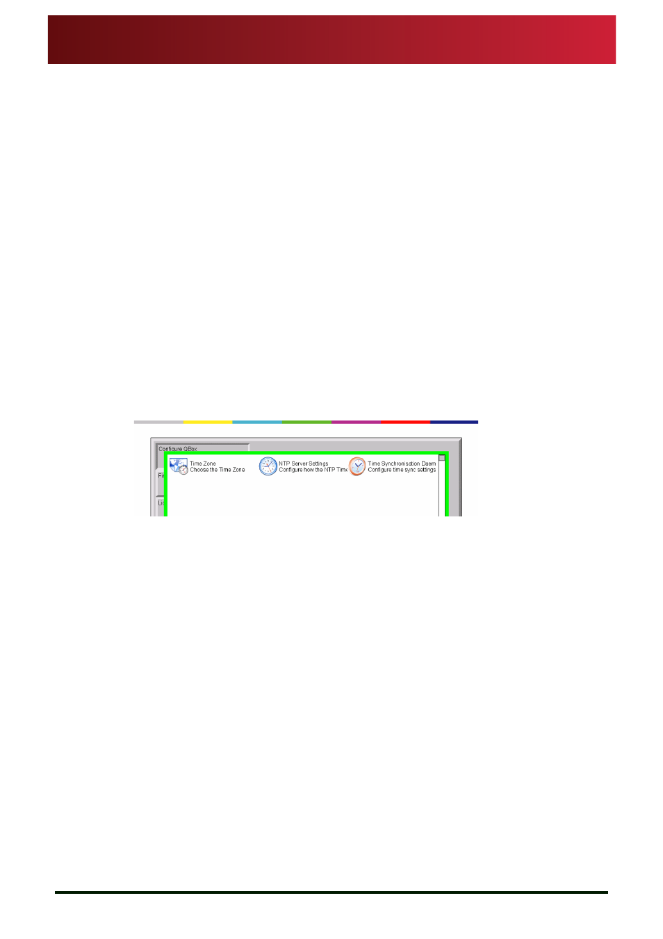 Appendix c: time synchronisation, C.1: time signals, Time synchronisation | Qbox installation & operation guide | Autocue QBox User Guide User Manual | Page 67 / 74