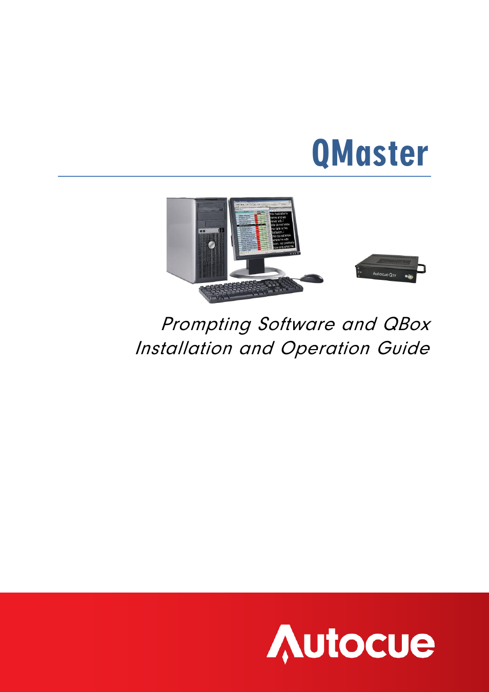 Autocue QMaster User Manual | 75 pages