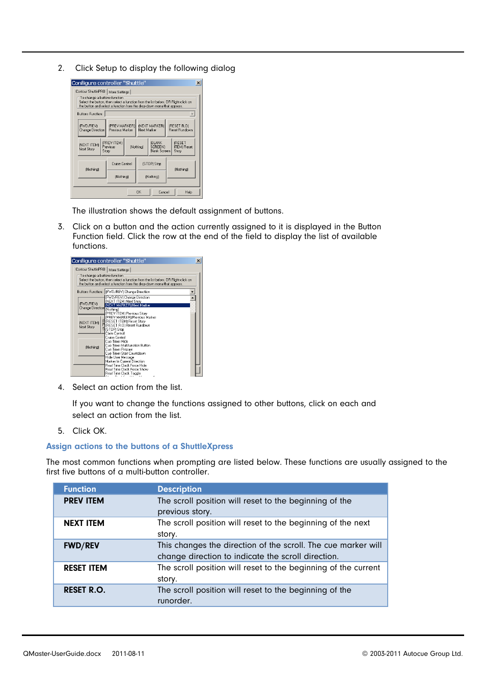 Autocue QMaster User Manual | Page 40 / 75