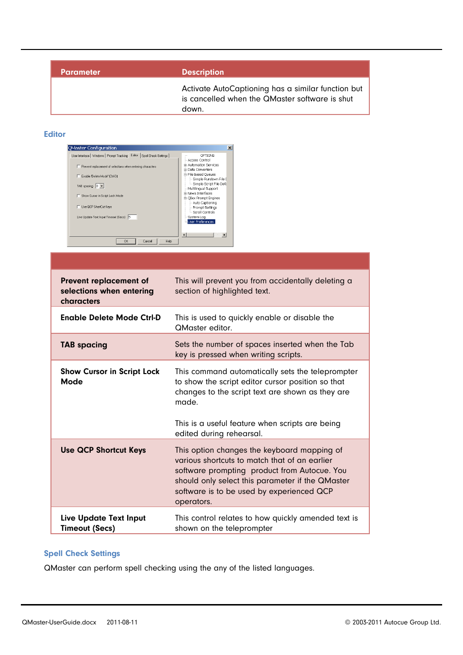 Autocue QMaster User Manual | Page 55 / 75