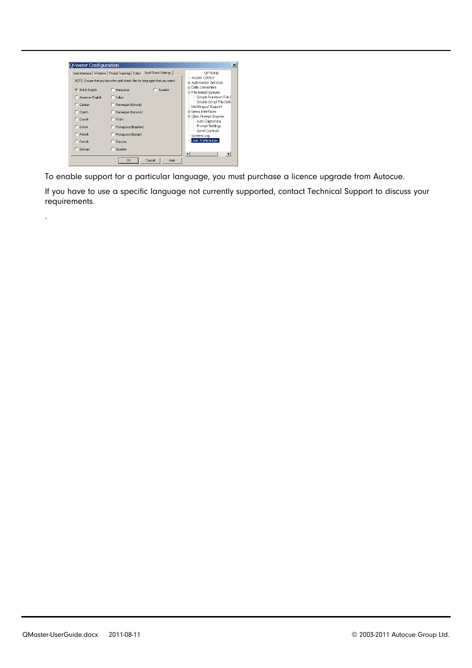 Autocue QMaster User Manual | Page 56 / 75