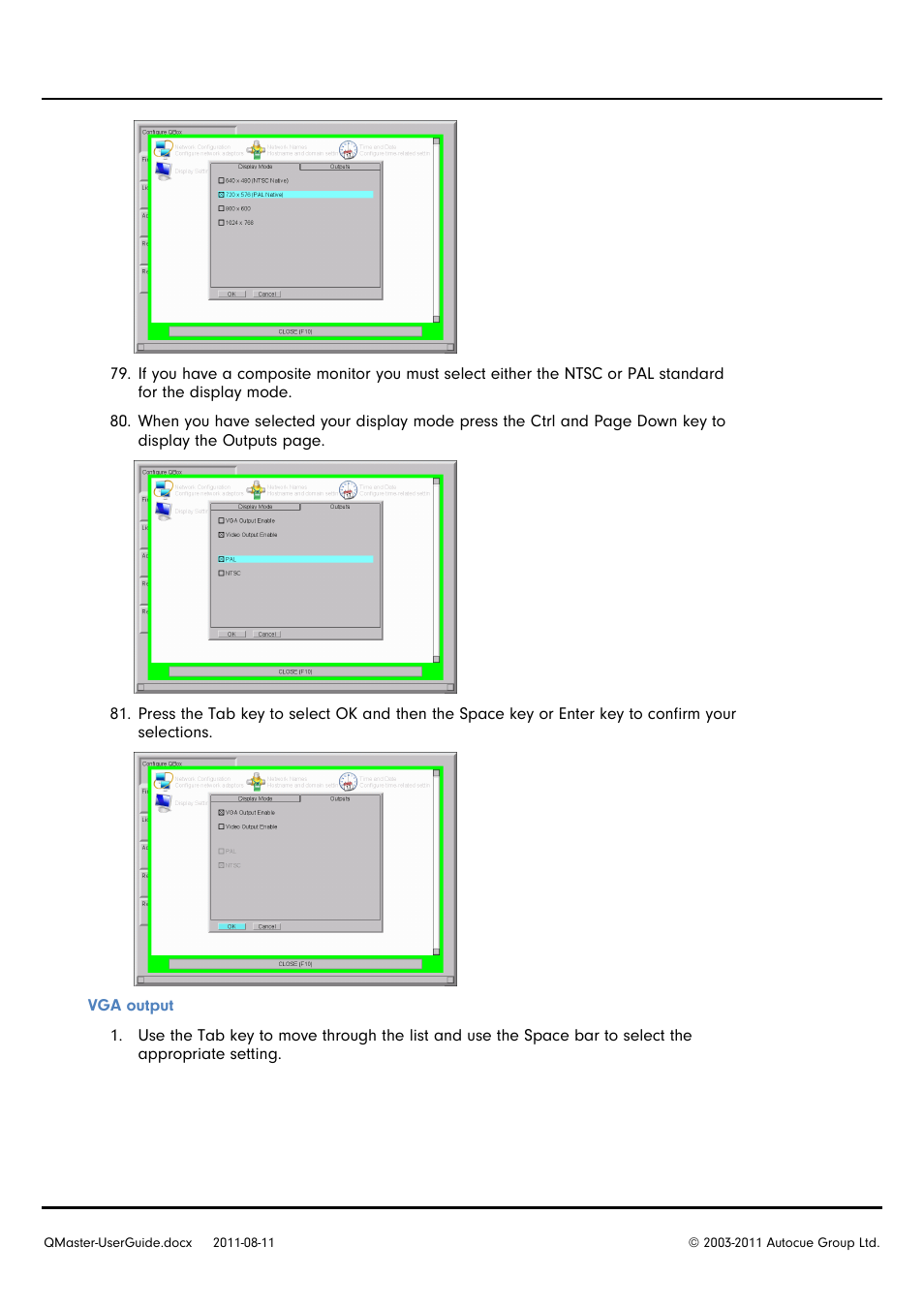 Autocue QMaster User Manual | Page 58 / 75