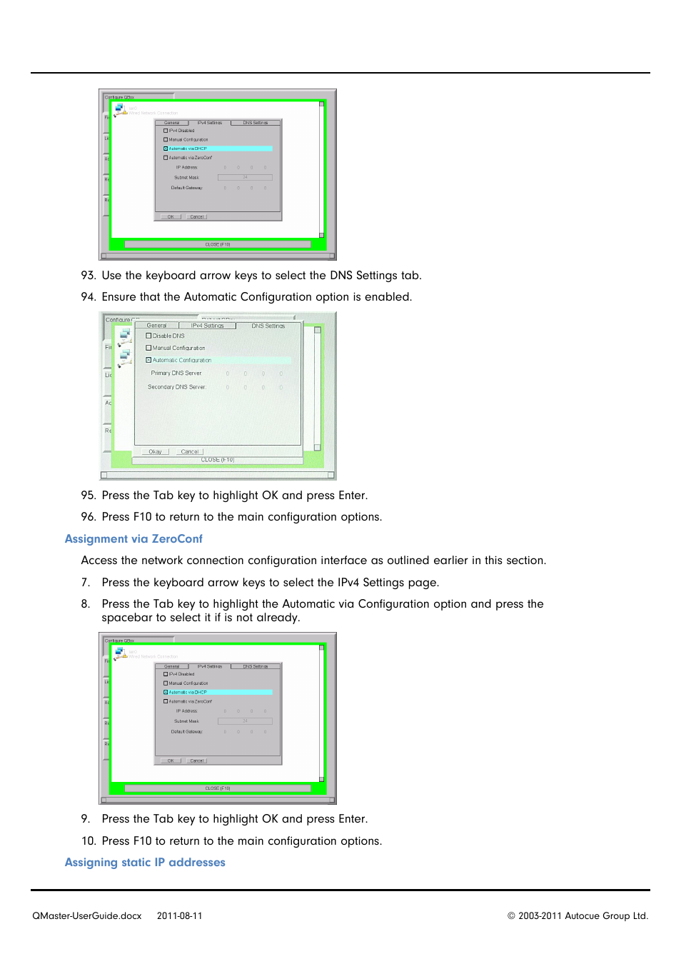 Autocue QMaster User Manual | Page 62 / 75