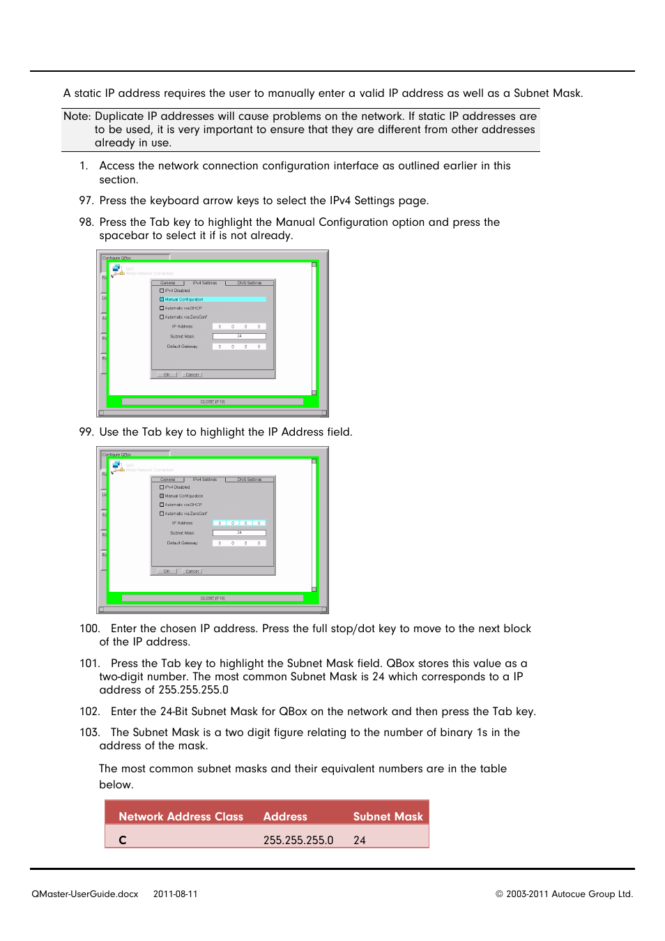 Autocue QMaster User Manual | Page 63 / 75