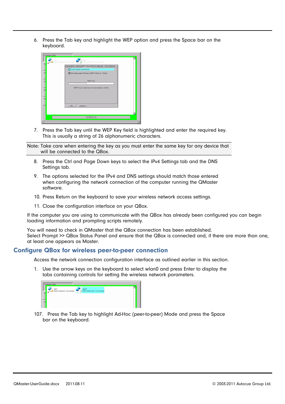 Autocue QMaster User Manual | Page 66 / 75