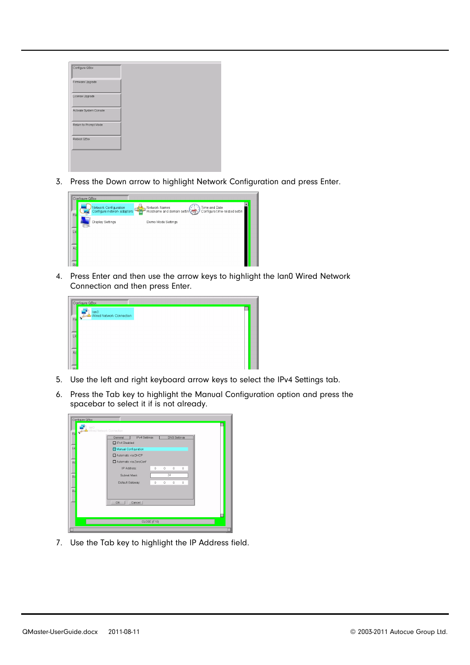 Autocue QMaster User Manual | Page 7 / 75