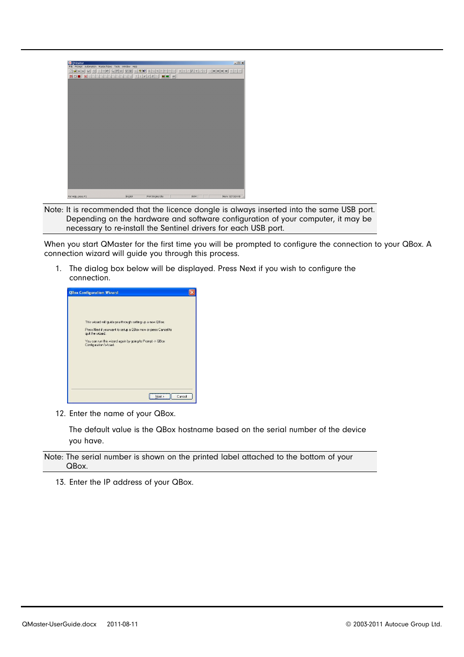 Autocue QMaster User Manual | Page 9 / 75