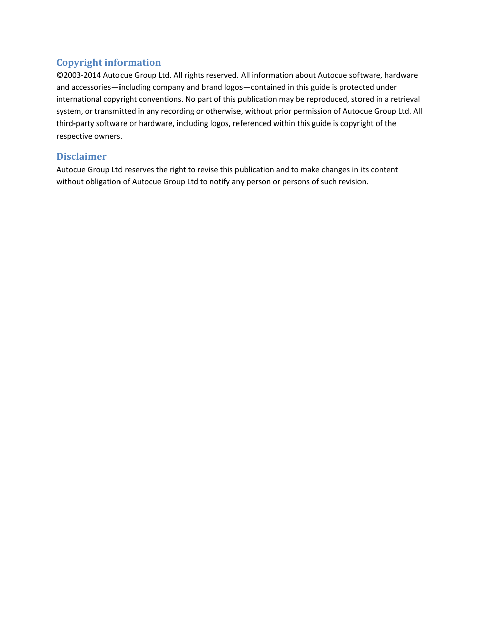 Autocue DLP USB Scroll Control User Manual | Page 2 / 13