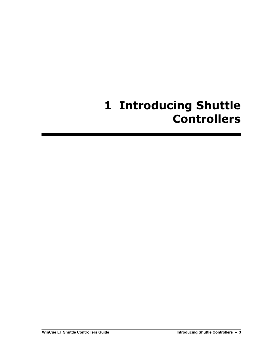 1 introducing shuttle controllers | Autocue WinCue LT Shuttle Controllers User Manual | Page 3 / 11