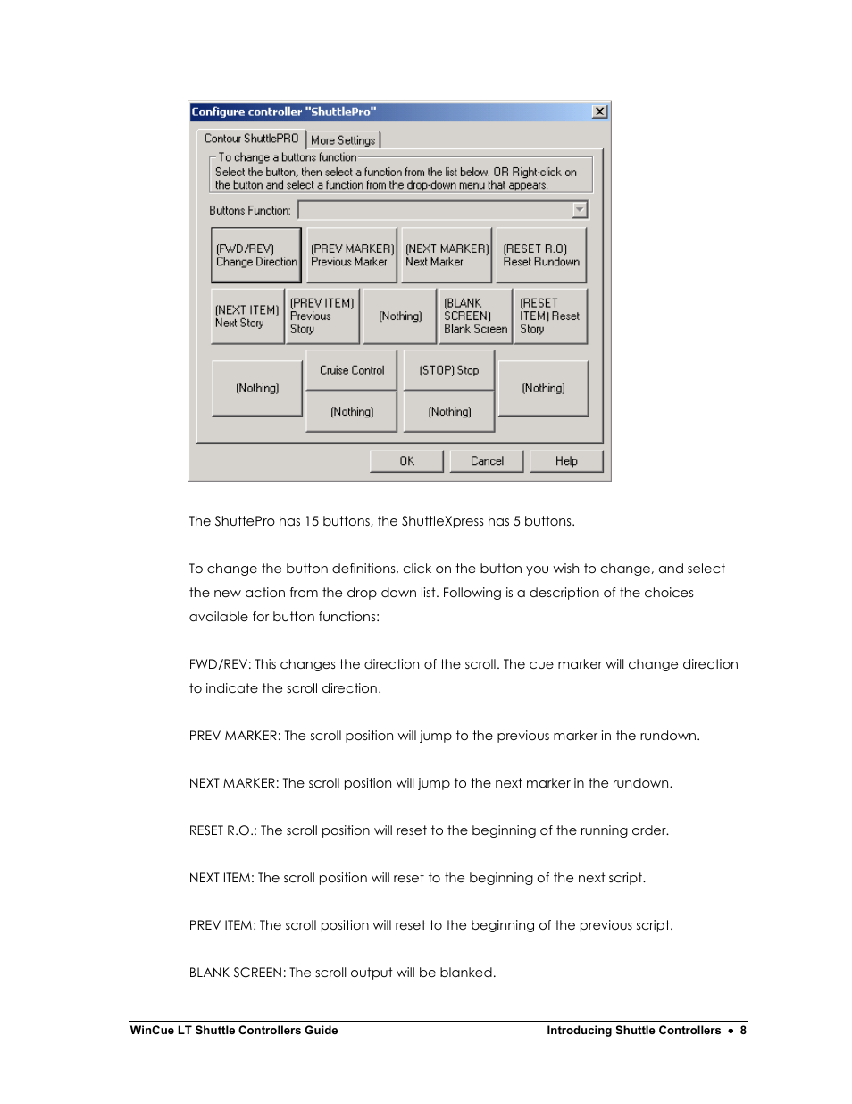 Autocue WinCue LT Shuttle Controllers User Manual | Page 8 / 11