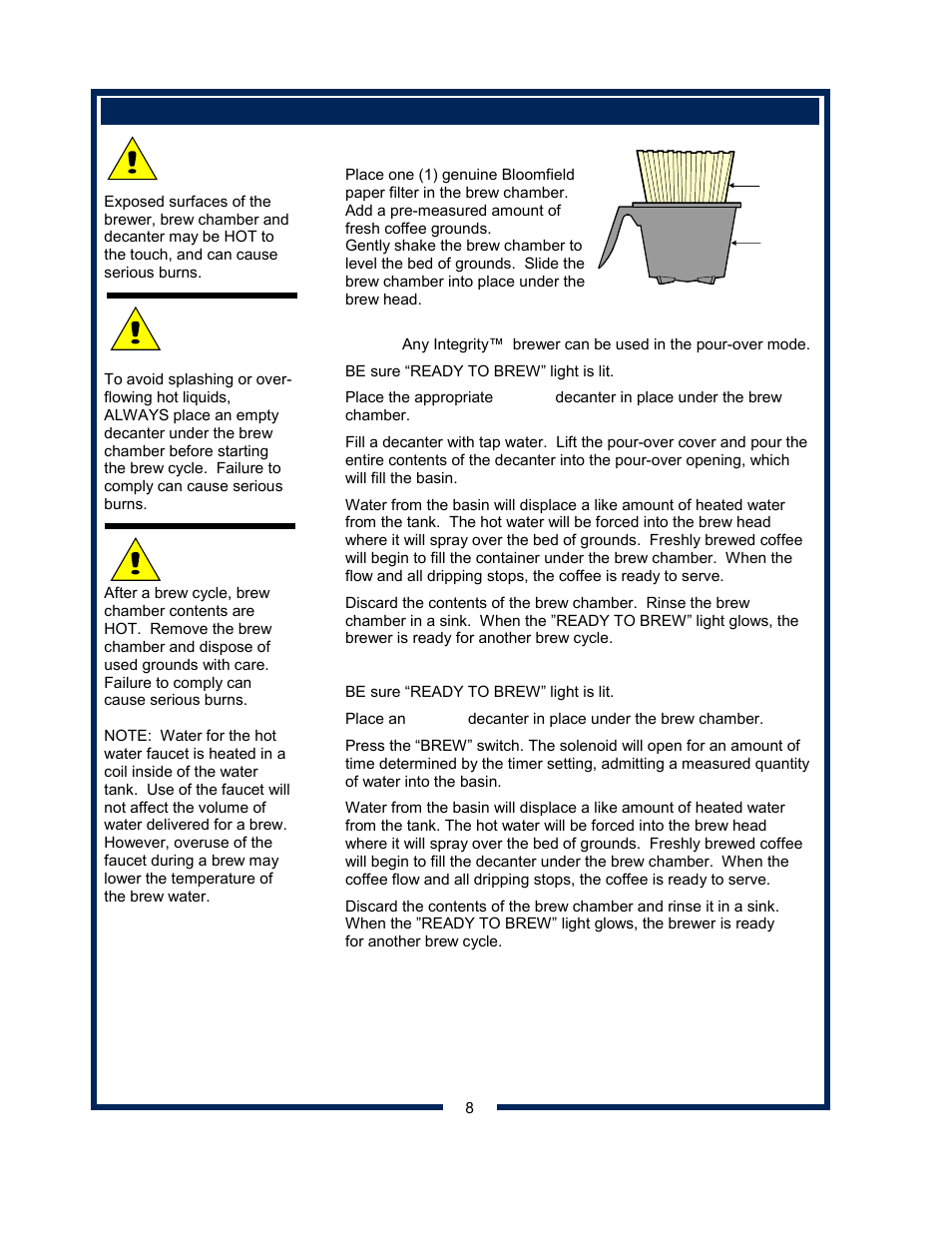 Bloomfield 8541 User Manual | Page 10 / 28