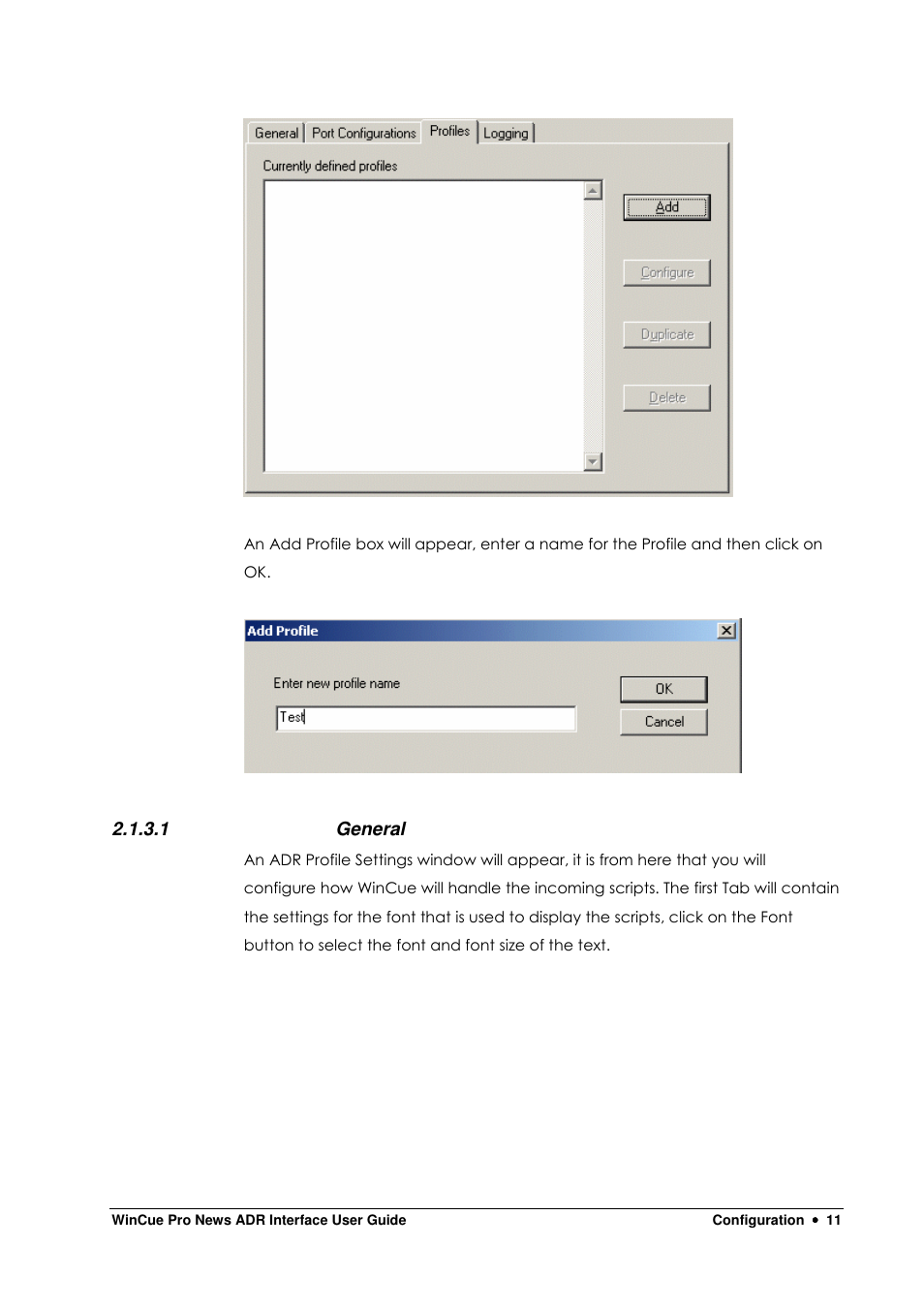1 general | Autocue WinCue Pro News ADR 2006 User Manual | Page 11 / 35
