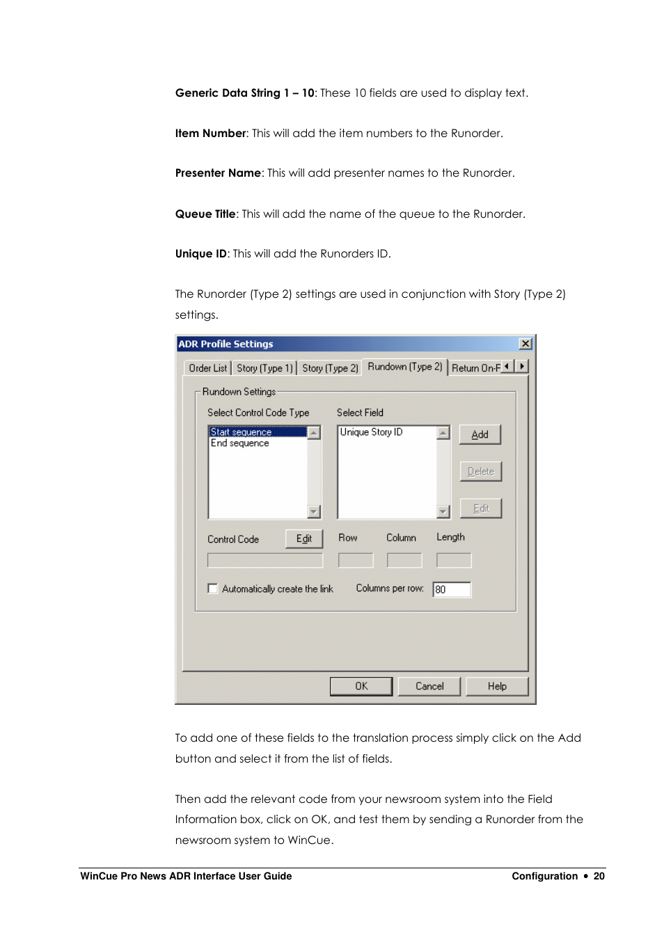 Autocue WinCue Pro News ADR 2006 User Manual | Page 20 / 35