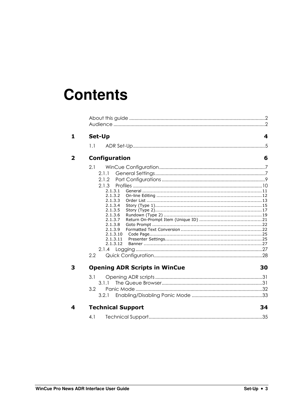 Autocue WinCue Pro News ADR 2006 User Manual | Page 3 / 35